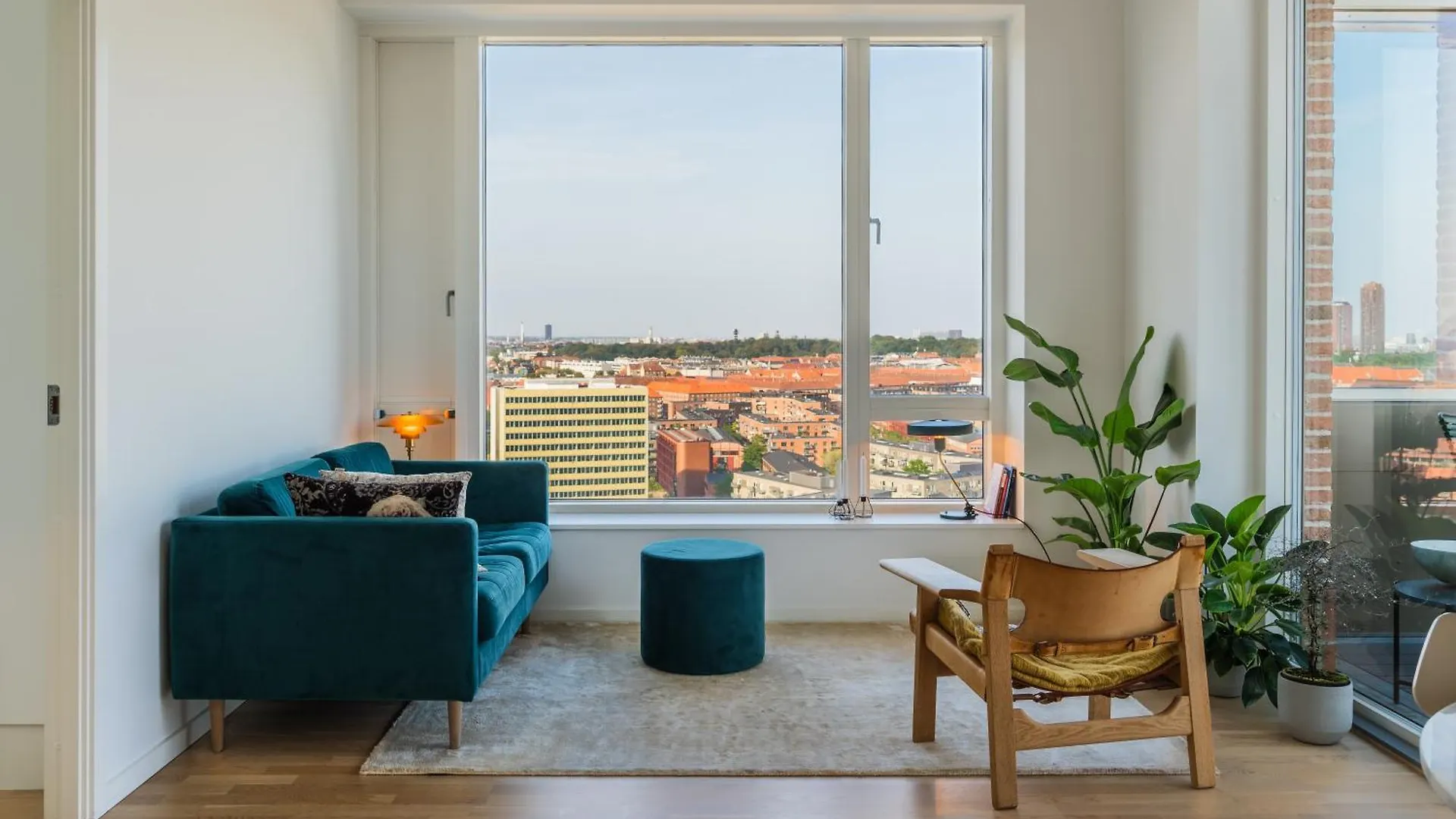 View From The 18Th Floor Over Whole Of Copenhagen. Lägenhet